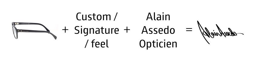 Alain Assedo Opticien Logo Design inspiration