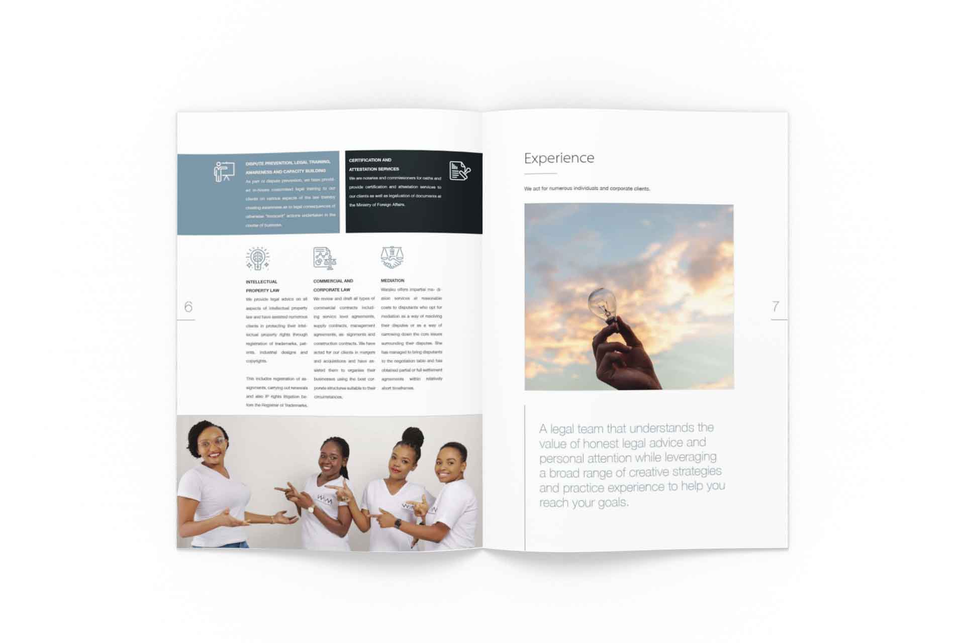 Law Practice Company Profile Design page 3