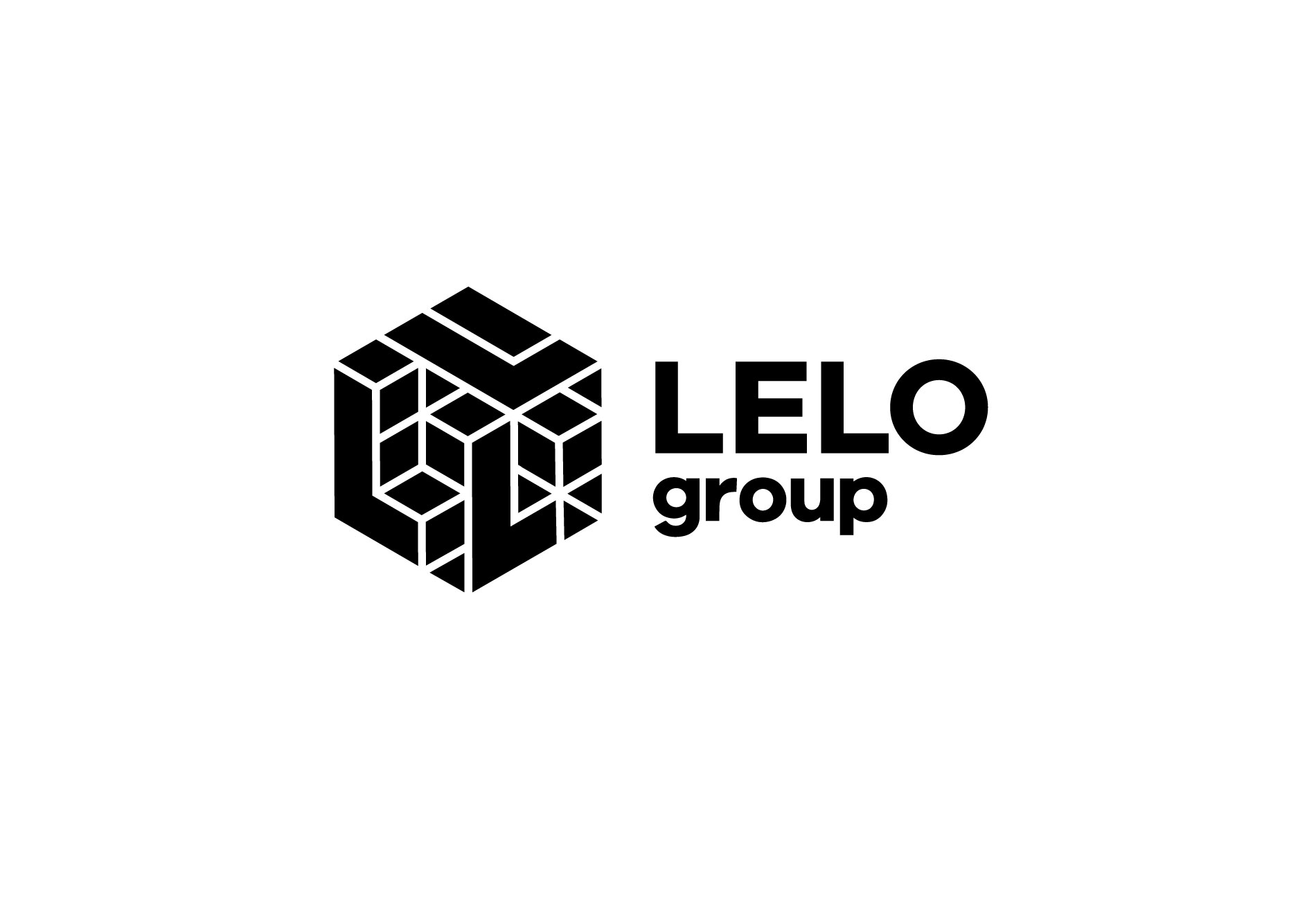 Lelo Group Logo Design black and white