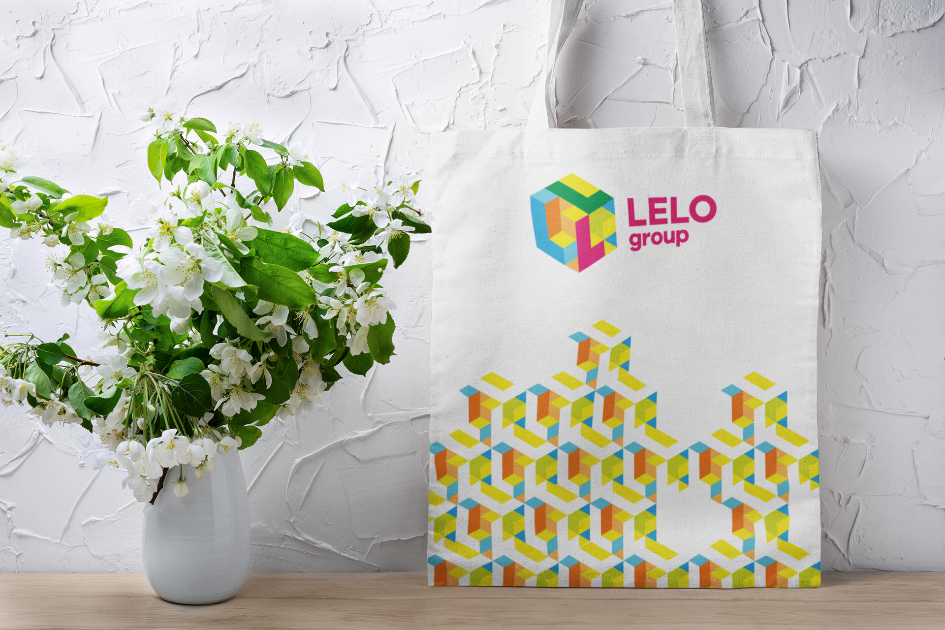 Lelo Group Logo Design tote